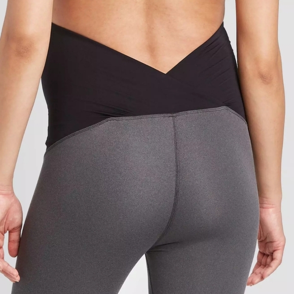 Women's Crossover Panel Active Maternity Leggings - Isabel Maternity - XS - Picture 2 of 6